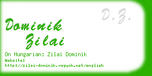 dominik zilai business card